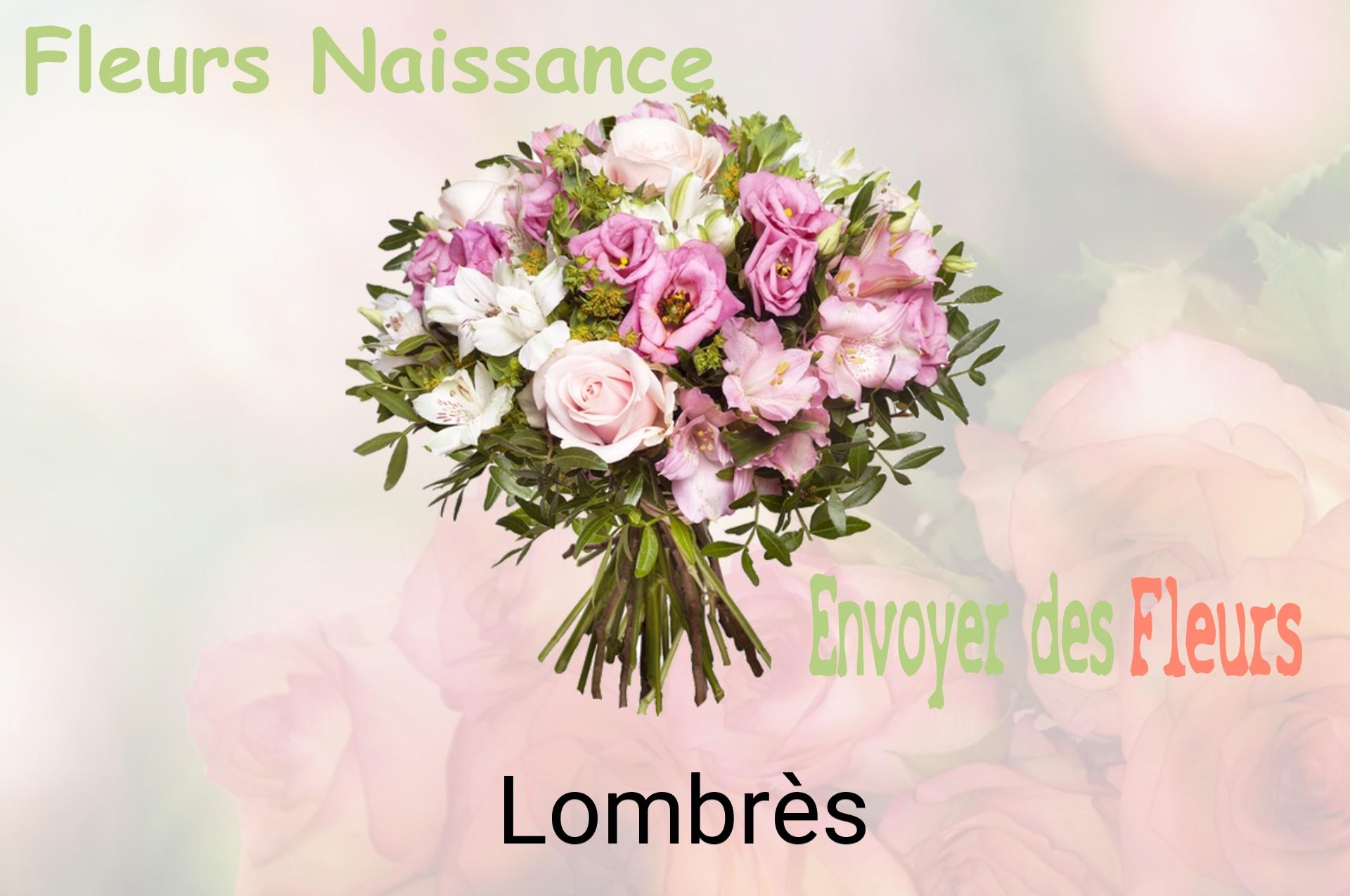 Bouquet de fleurs de naissance livré à Lombrès